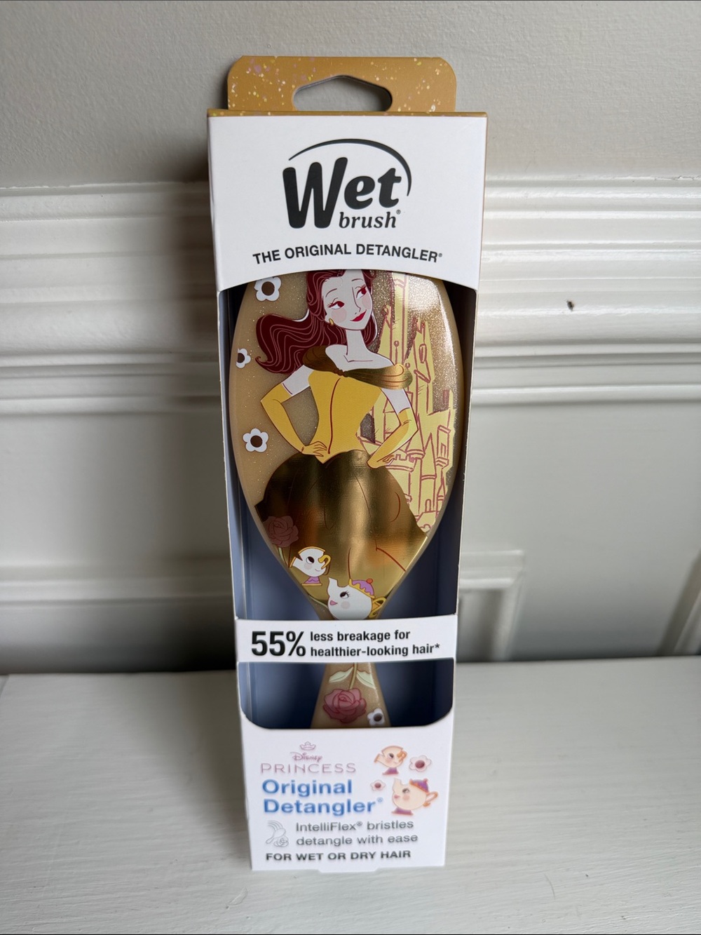 Disney Princess Belle Gold Original Detangler - Gold. NEW!